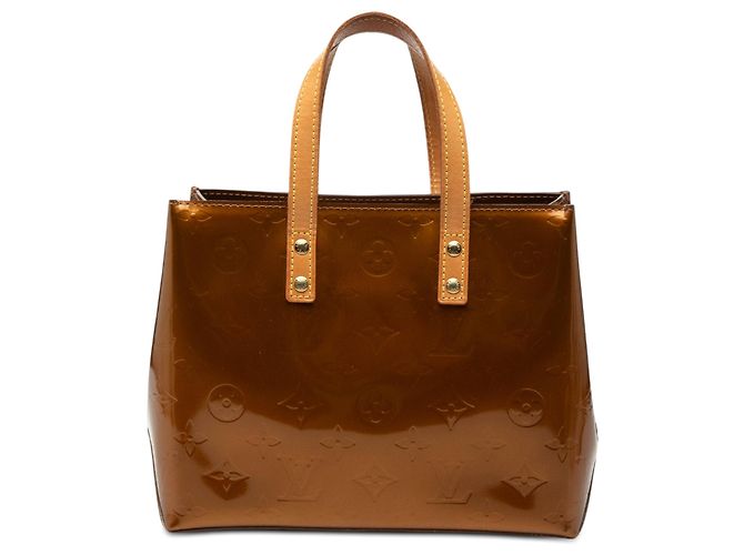 Louis Vuitton Braun Monogram Vernis Reade PM Bronze