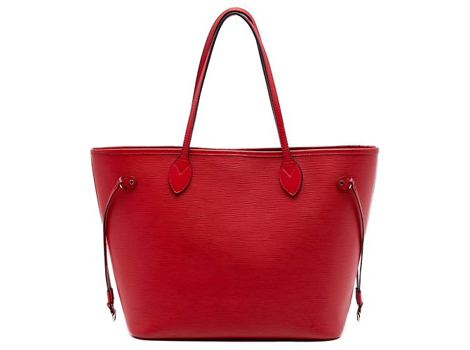 Louis Vuitton Red Epi Neverfull MM Rosso