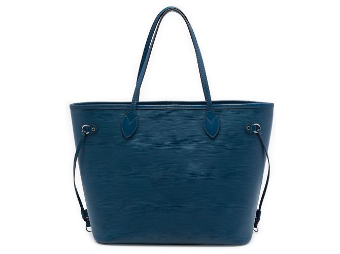 Louis Vuitton Blue Epi Neverfull MM Bleu Bleu foncé