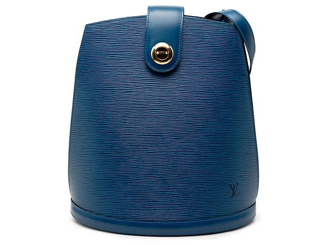 Louis Vuitton Blue Epi Cluny Bleu