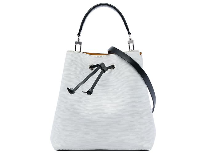 Néonoé Louis Vuitton White Epi NeoNoe MM Blanc
