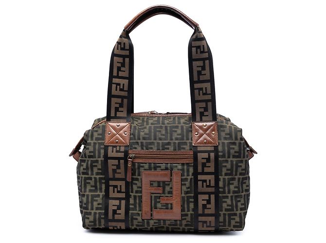 Fendi Brown Zucca Canvas FF Tote