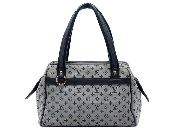 Louis Vuitton Gray Monogram Mini Lin Josephine PM Marrone Grigio