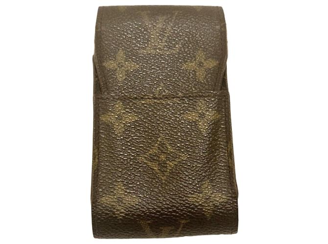 Louis Vuitton Zigarettenetui Monogram Canvas Braun