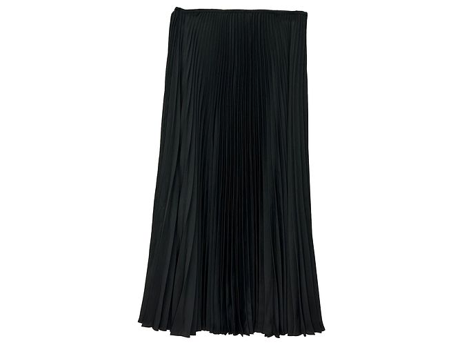 Joseph Faltenmidirock aus schwarzem Polyester