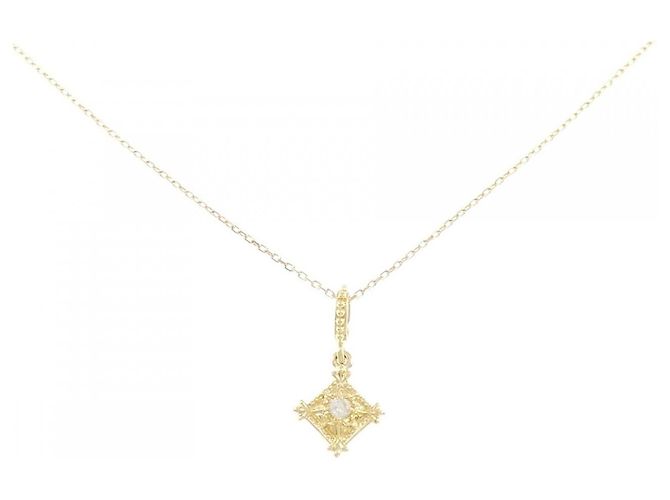 Autre Marque Collar de Diamante Au750 Dorado
