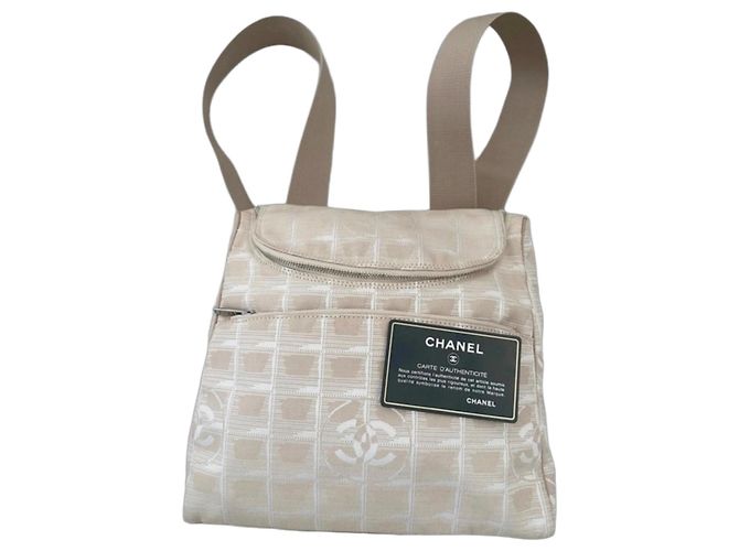 Chanel CC Filigree Backpack in Beige
