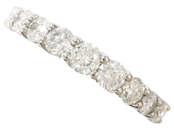 Autre Marque PT900 Platinring mit Diamant