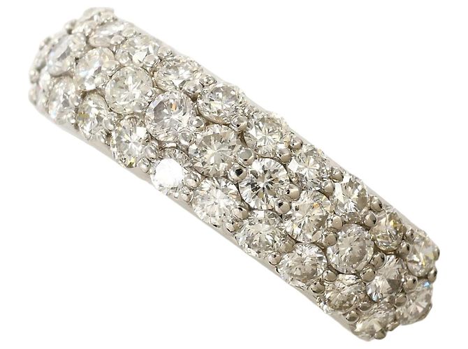 Autre Marque PT900 Platinring mit Diamant
