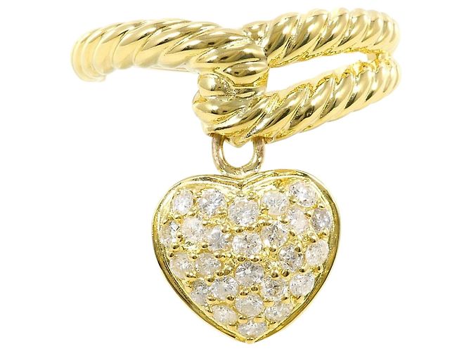 Autre Marque 18K Gelbgold Diamantring Golden
