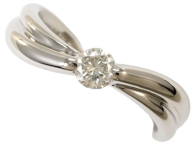 Autre Marque PT1000 Platinring mit Diamant