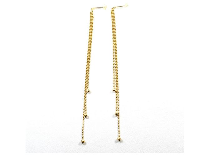 Autre Marque Orecchini pendenti in oro giallo 18K D'oro