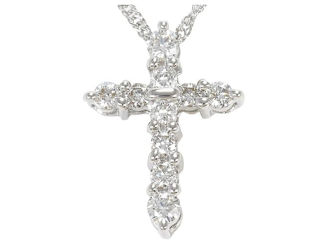 Autre Marque Collana in oro bianco 18K e diamanti D'oro
