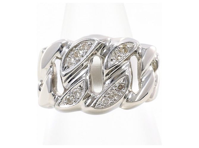 Autre Marque Platinring mit Diamant