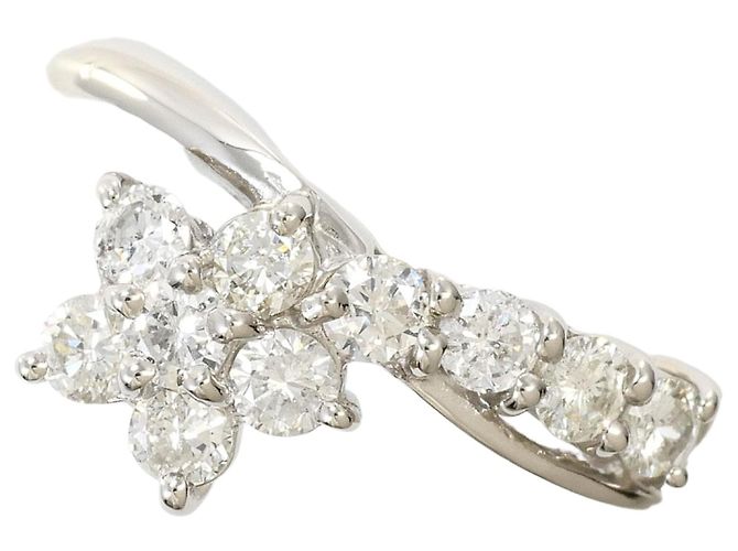 Autre Marque PT900 Platinring mit Diamant