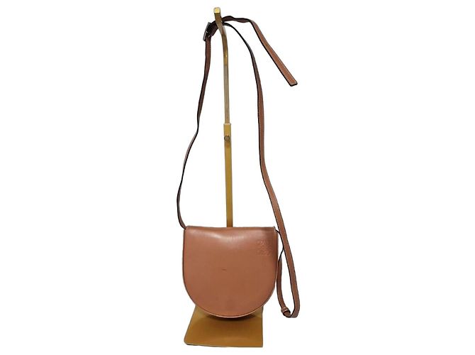 Loewe Small Heel Bag Marron Veau Souple