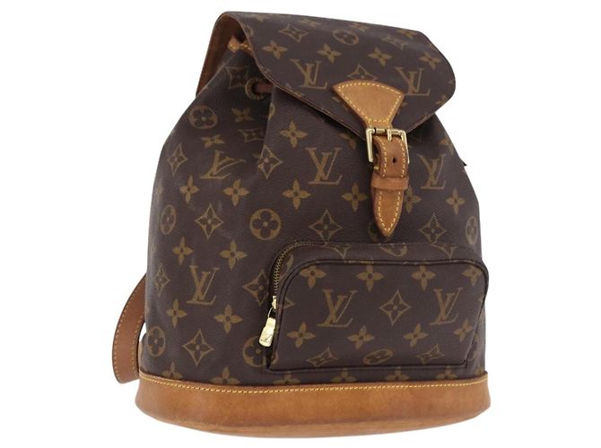 LOUIS VUITTON Monogram Montsouris MM Backpack M51136 LV Auth 186246A
