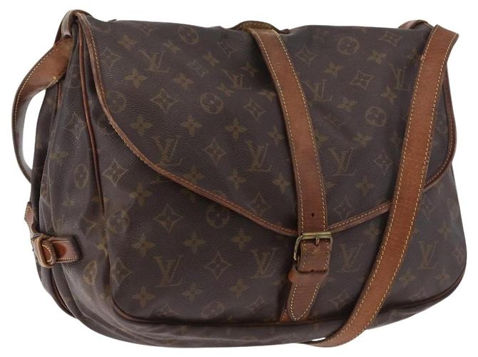 LOUIS VUITTON Bolso de Hombro Monogram Saumur 35 M42254 LV Auth 184676 Monograma