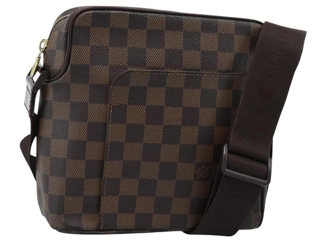 LOUIS VUITTON Borsa a Spalla Olaf PM Damier Ebene N41442 LV Auth ka4840