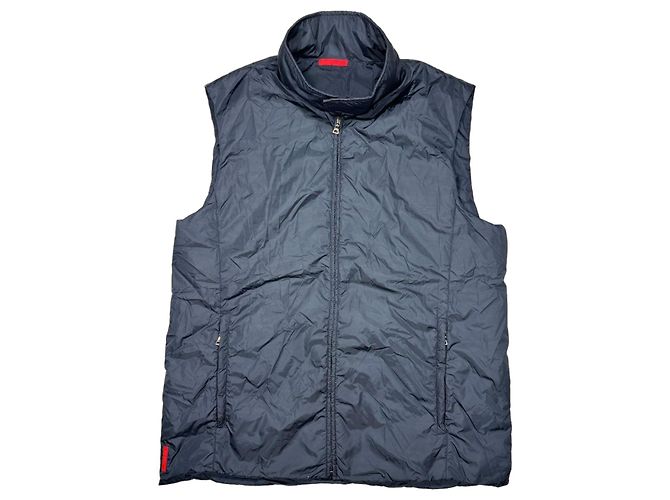 Prada Puffer-Weste für Herren in Navy Blau Dunkelblau