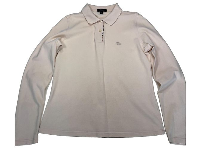 Polo a Maniche Lunghe Burberry Beige