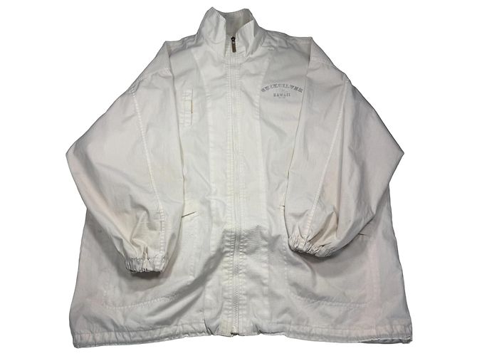 Autre Marque Quiksilver Hawaii Est. 1970 leichte Jacke Weiß