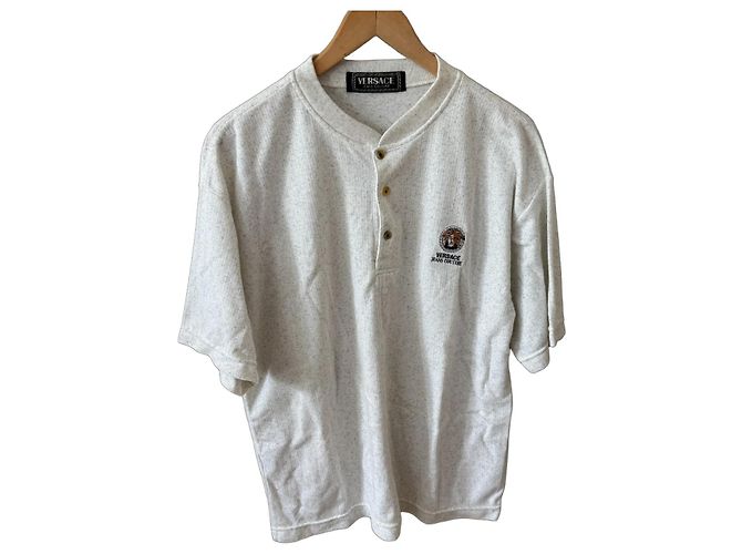 Medusa Polo Versace Jeans Couture Bianco Grigio