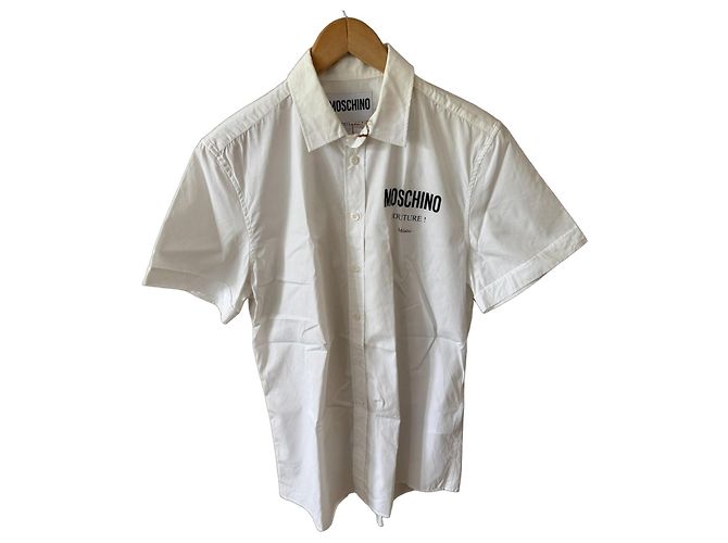 Moschino Couture! Milano Camicia a maniche corte Bianco