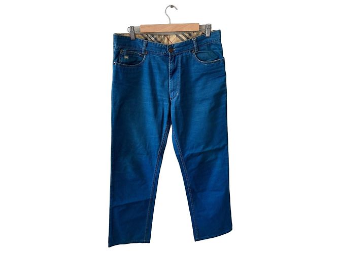 Vaqueros de denim azul Burberry London