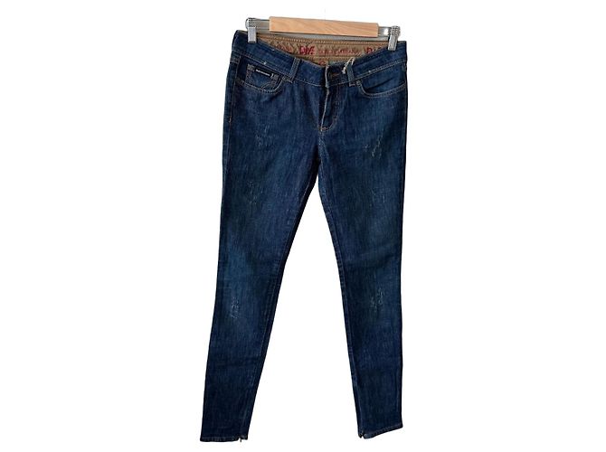 Vaqueros de denim azul para mujer D&G Dolce & Gabbana 