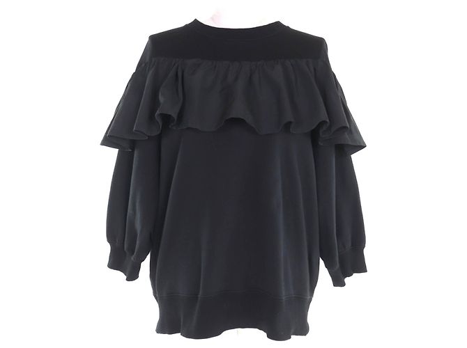 Valentino Sweatshirt aus Baumwolle Schwarz