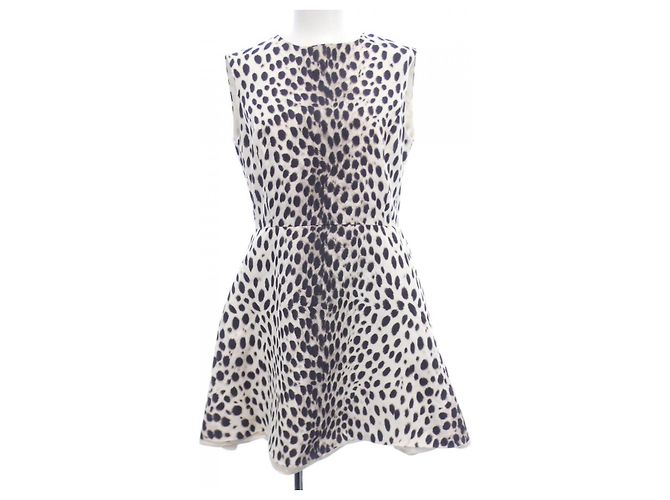 Christian Dior Kleid Schwarz Weiß