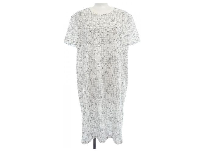 Hermès Vestido de malha Hermes Marrom