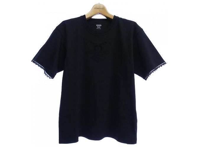 Camiseta Hermès Negro