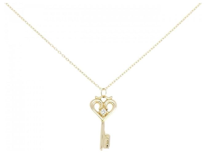Autre Marque Collana in oro giallo K10 e diamanti D'oro