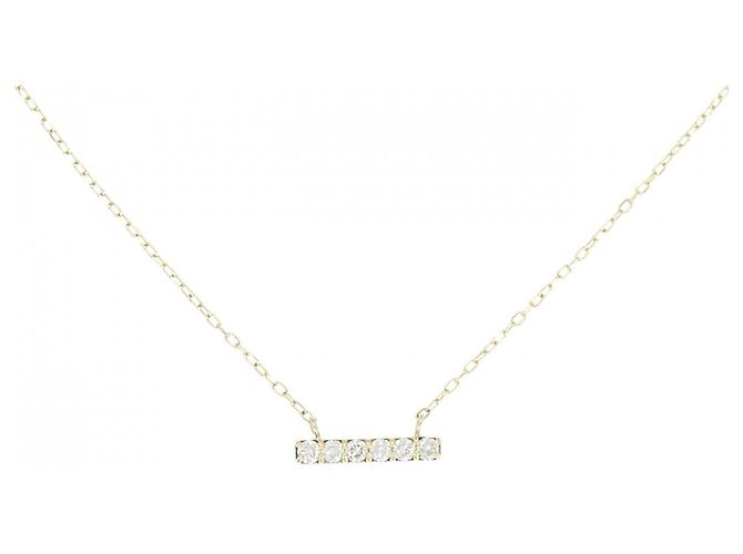 Autre Marque Collana con diamante Au750 D'oro