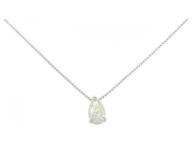 Autre Marque Collar de Diamante PT900 PT850 Plata