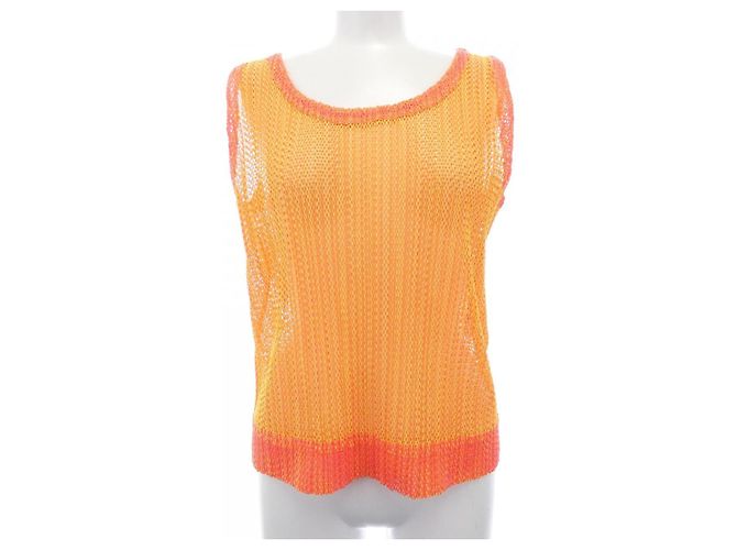Autre Marque Top de punto PLEATS PLEASE Rosa Naranja
