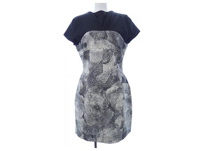 Christian Dior Kleid Braun Schwarz