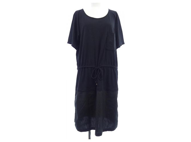 Hermès Hermes Cut Kleid Schwarz