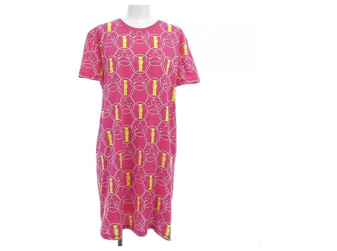 Hermès Hermes Cut Kleid Pink