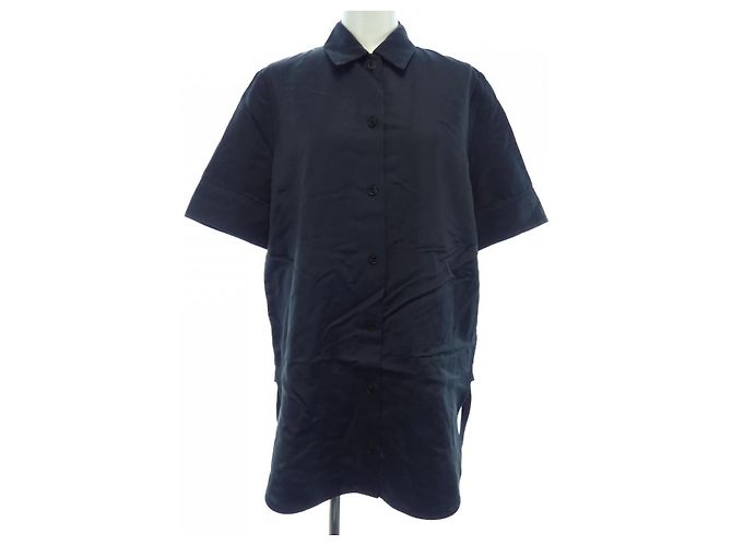 Jil Sander S/S Hemd Blau Marineblau