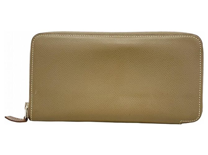 Hermès Hermes Azap Long Wallet in Epsom Leather Taupe