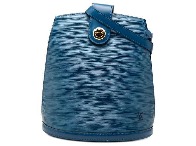 Louis Vuitton Blue Epi Cluny