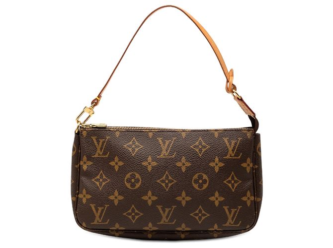 Louis Vuitton Pochette Accessoires Monogram Marrón Castaño