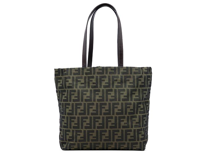Fendi Brown Zucca Canvas Tote