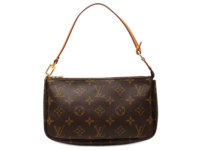 Louis Vuitton Marron Monogram Pochette Accessoires