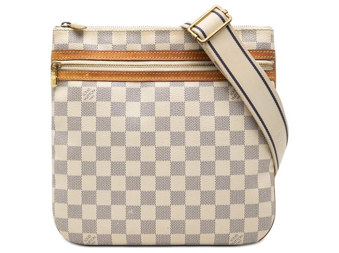 Louis Vuitton Pochette Bosphore en Damier Azur blanc