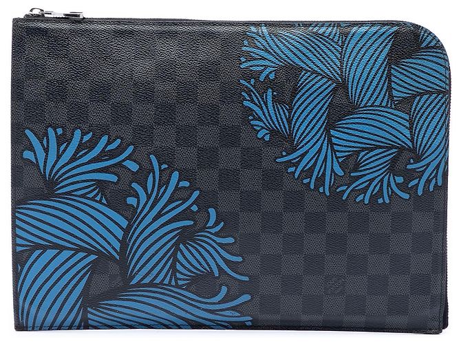 Louis Vuitton Black Christopher Nemeth Damier Graphite Pochette Jour GM Nero