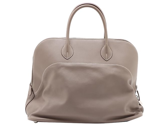 Hermès Gray Sikkim Bolide Relax 45 Marrom